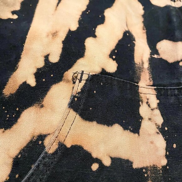 Carhartt Bomber Jacket Mens 3XL Distressed Tie Dye Style - Picture 10 of 16